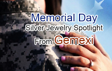 Memorial Day Silver Jewelry Spotlight from Gemexi