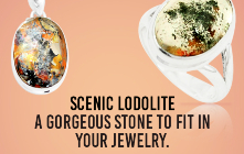 Scenic Lodolite - A gorgeous stone to fit in your jewelry.