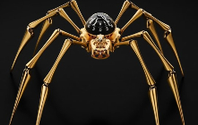 Swiss Timepiece Companies Makes a Spidery High-Precision Clock