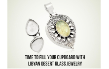 Time To Fill Your Cupboard With Libyan Desert Glass Jewelry