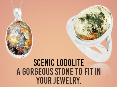 Scenic Lodolite - A gorgeous stone to fit in your jewelry.