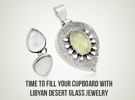 Time To Fill Your Cupboard With Libyan Desert Glass Jewelry