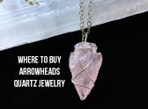 Where To Buy Arrowheads Quartz Jewelry