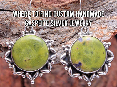 Where To Find Custom Handmade Gaspeite Silver Jewelry