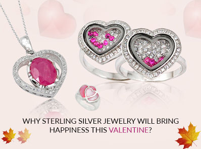 Why Sterling Silver Jewelry will Bring Happiness this Valentine?