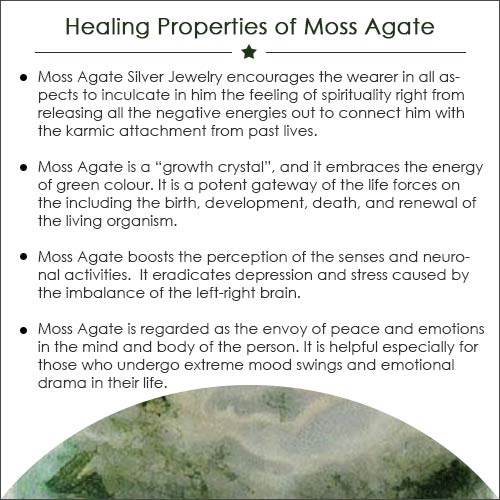 Moss agate deals healing properties