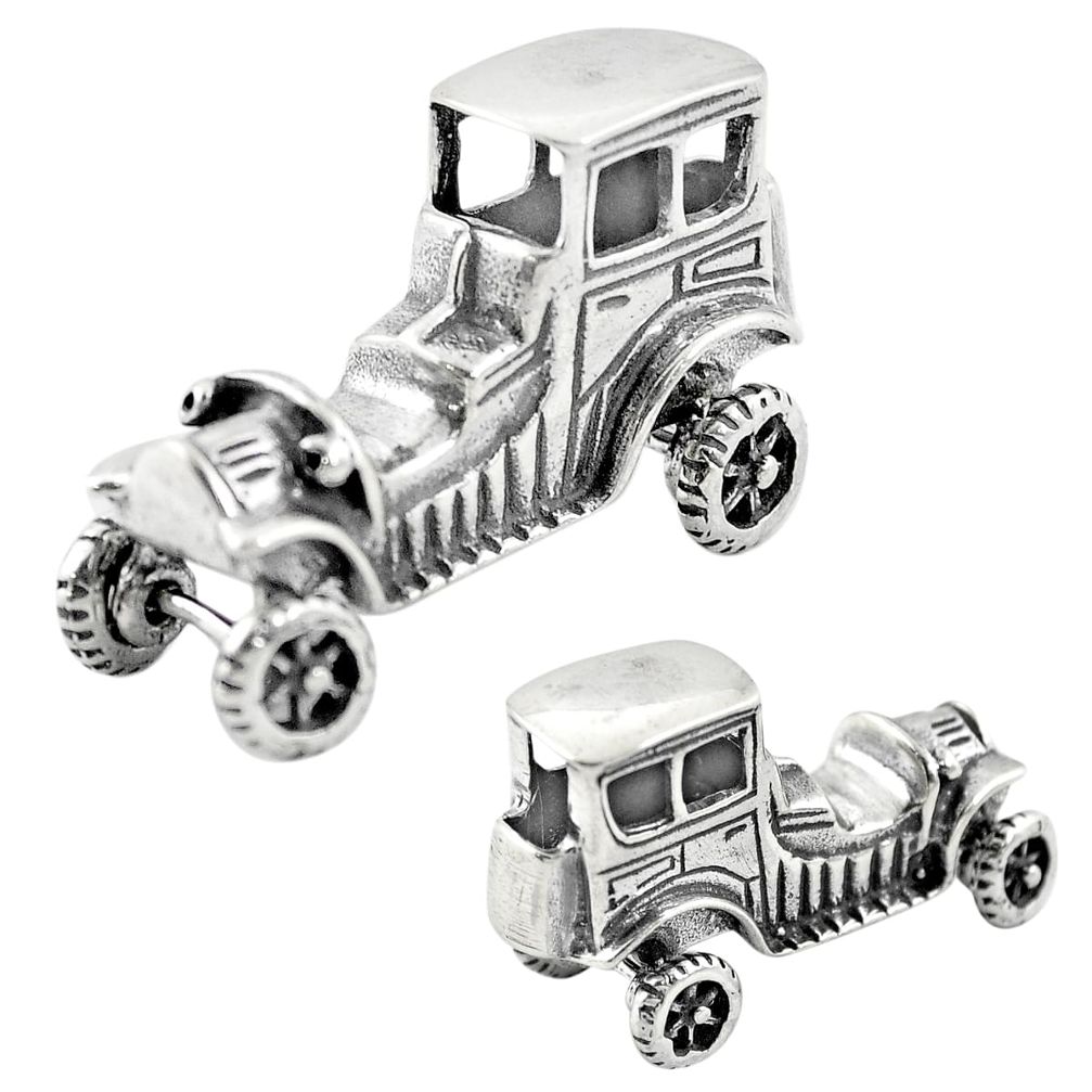 8.02gms old car victorian style 925 silver miniature collectible a82247