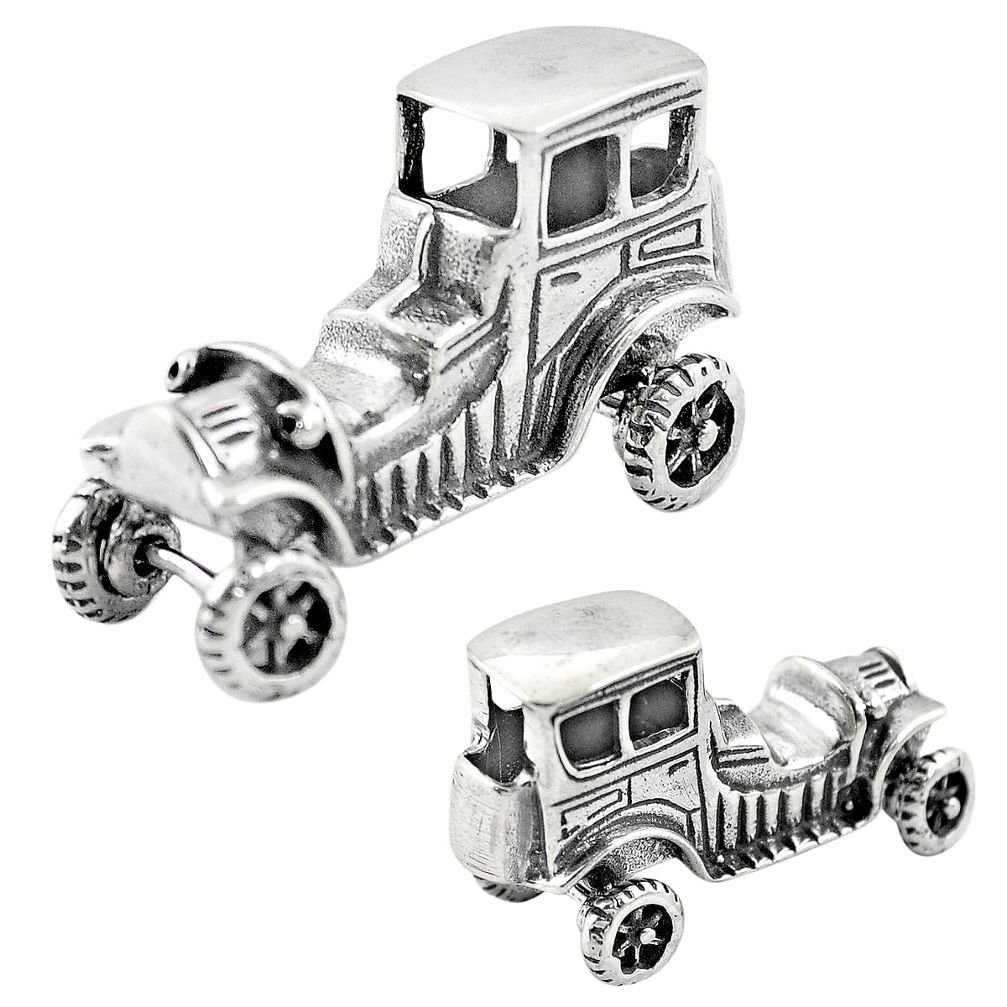 8.02gms old car vintage style solid 925 silver miniature collectible a82308