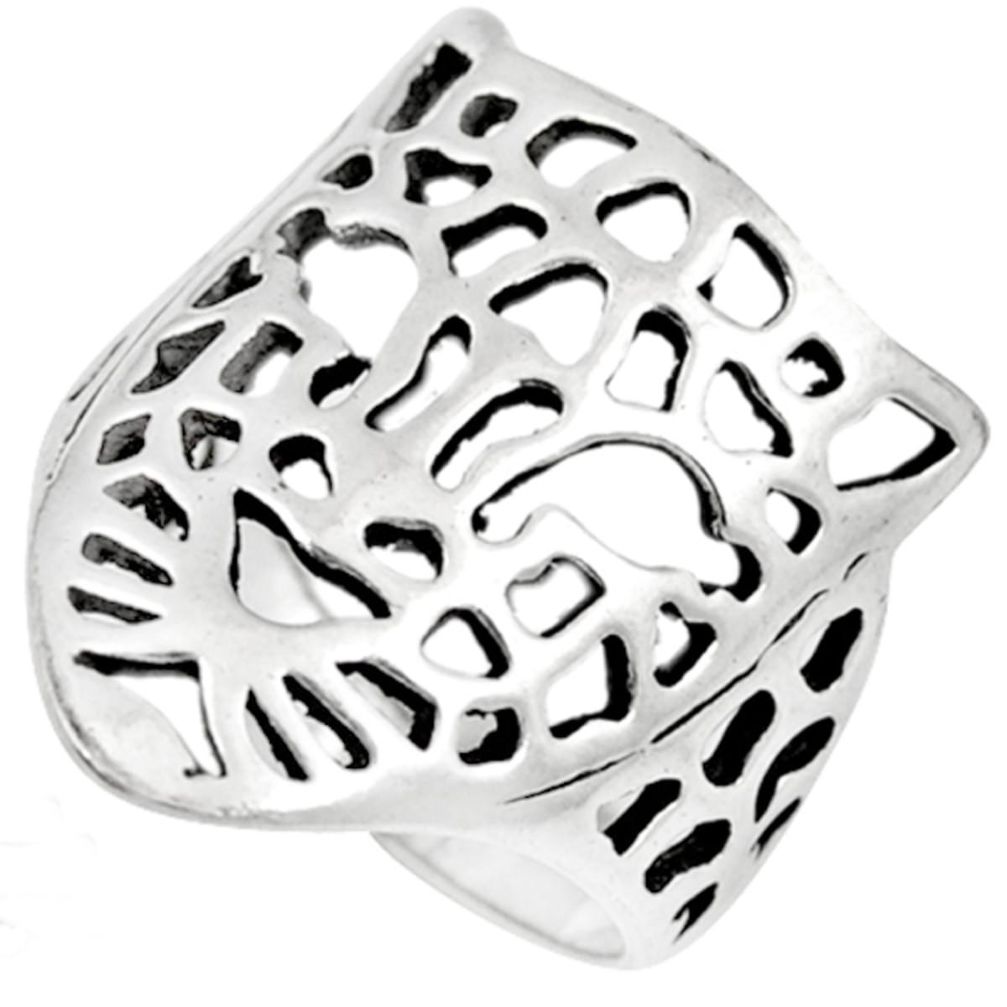 Clearance Sale-Indonesian bali style solid 925 sterling silver ring jewelry size 6.5 a50337