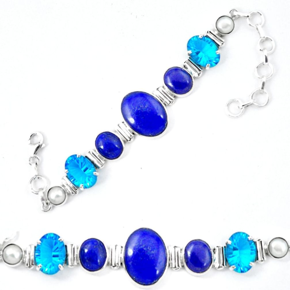 quartz 925 silver bracelet jewelry d13832