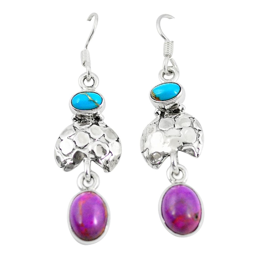  sterling silver dangle earrings d10168