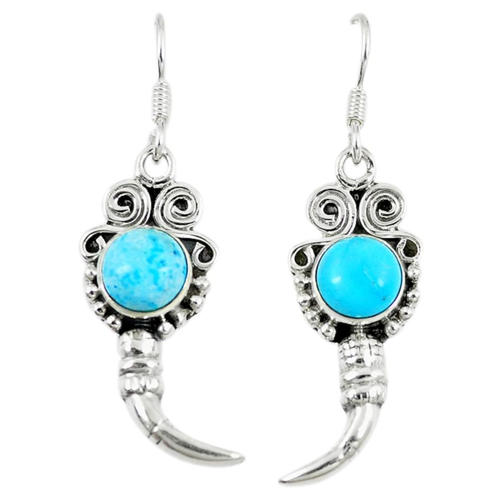 ver blue sleeping beauty turquoise dangle earrings d14144