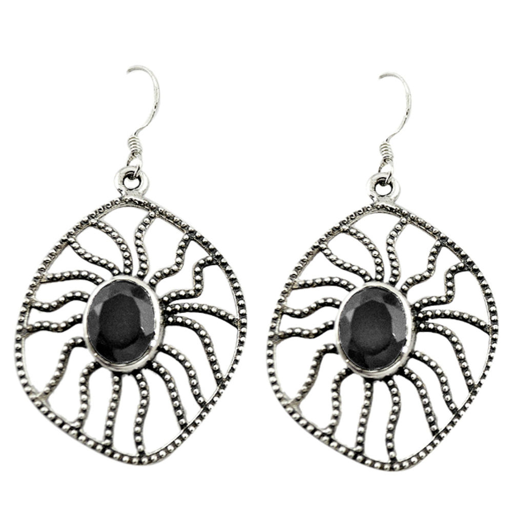 ver natural black onyx dangle earrings jewelry d14976