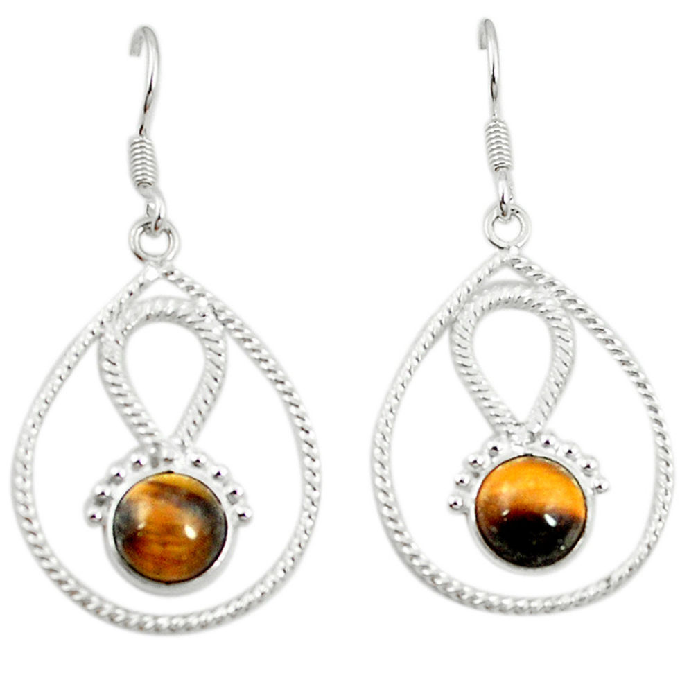 n tiger's eye dangle earrings jewelry d2019