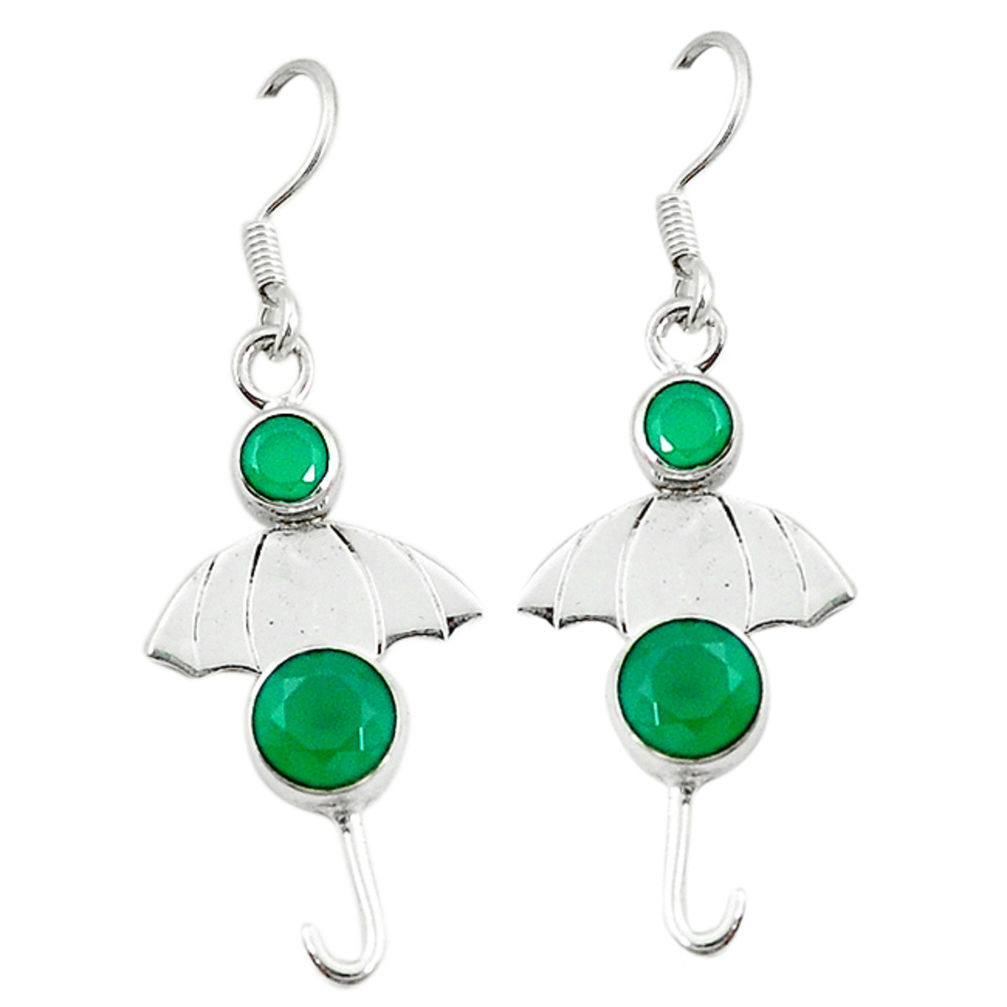 g silver umbrella earrings jewelry d2041