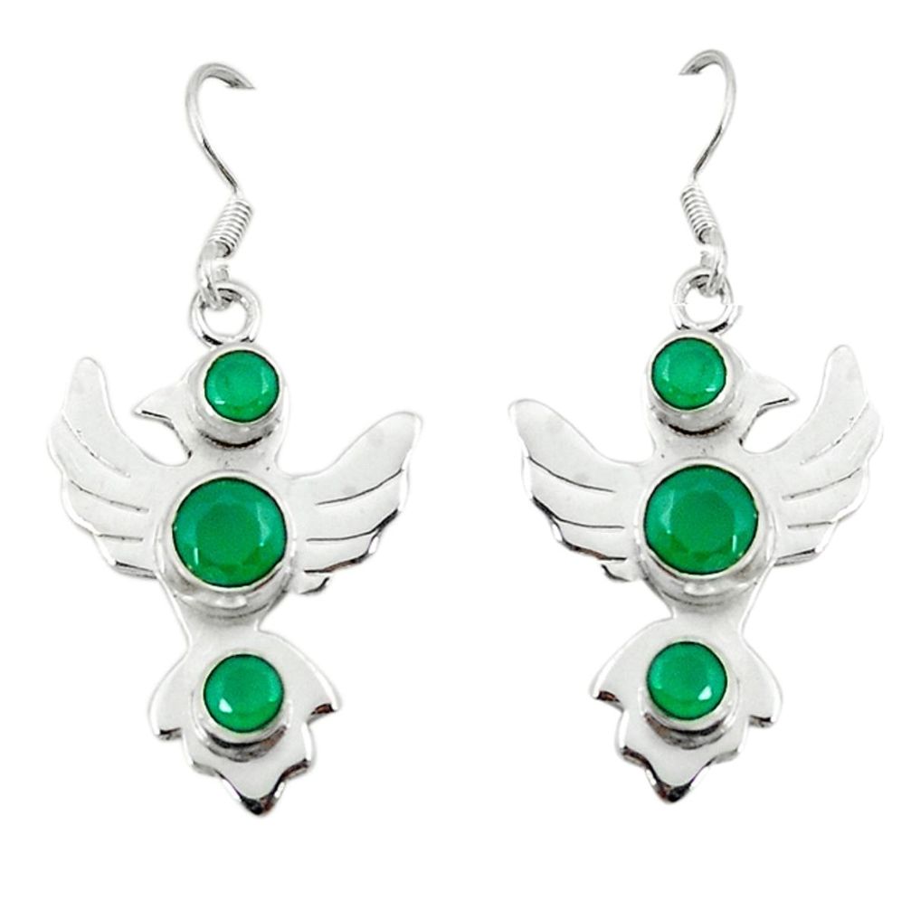 g silver dangle earrings jewelry d2054