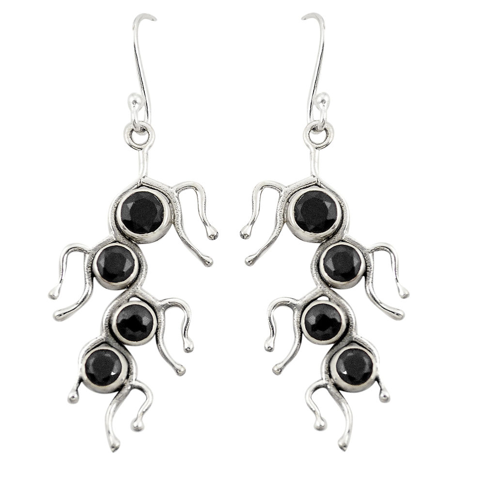 ver natural black onyx dangle earrings jewelry d22164