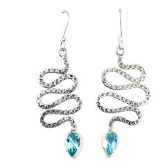Clearance Sale- az 925 sterling silver snake earrings jewelry d23325