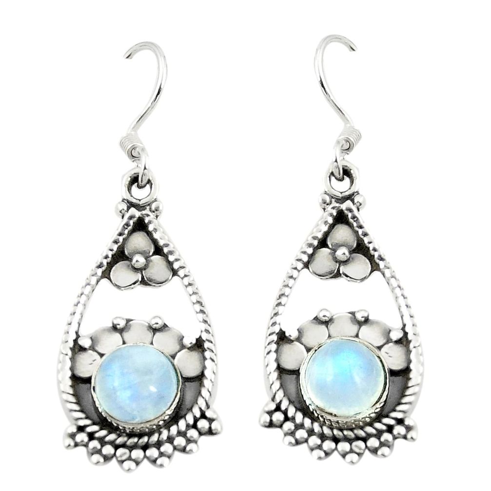 ver natural rainbow moonstone dangle earrings jewelry d25184