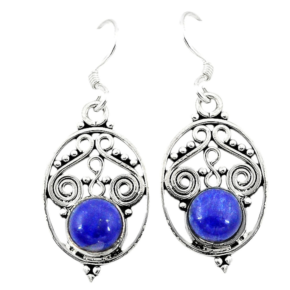is lazuli 925 sterling silver dangle earrings jewelry d3291