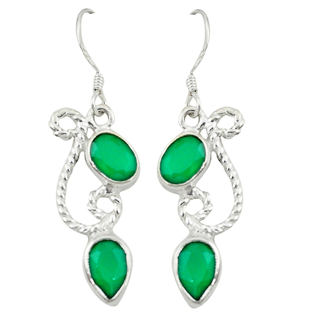 g silver dangle earrings jewelry d3356