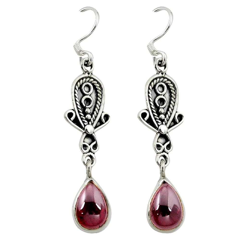 et pear 925 sterling silver dangle earrings jewelry d3432