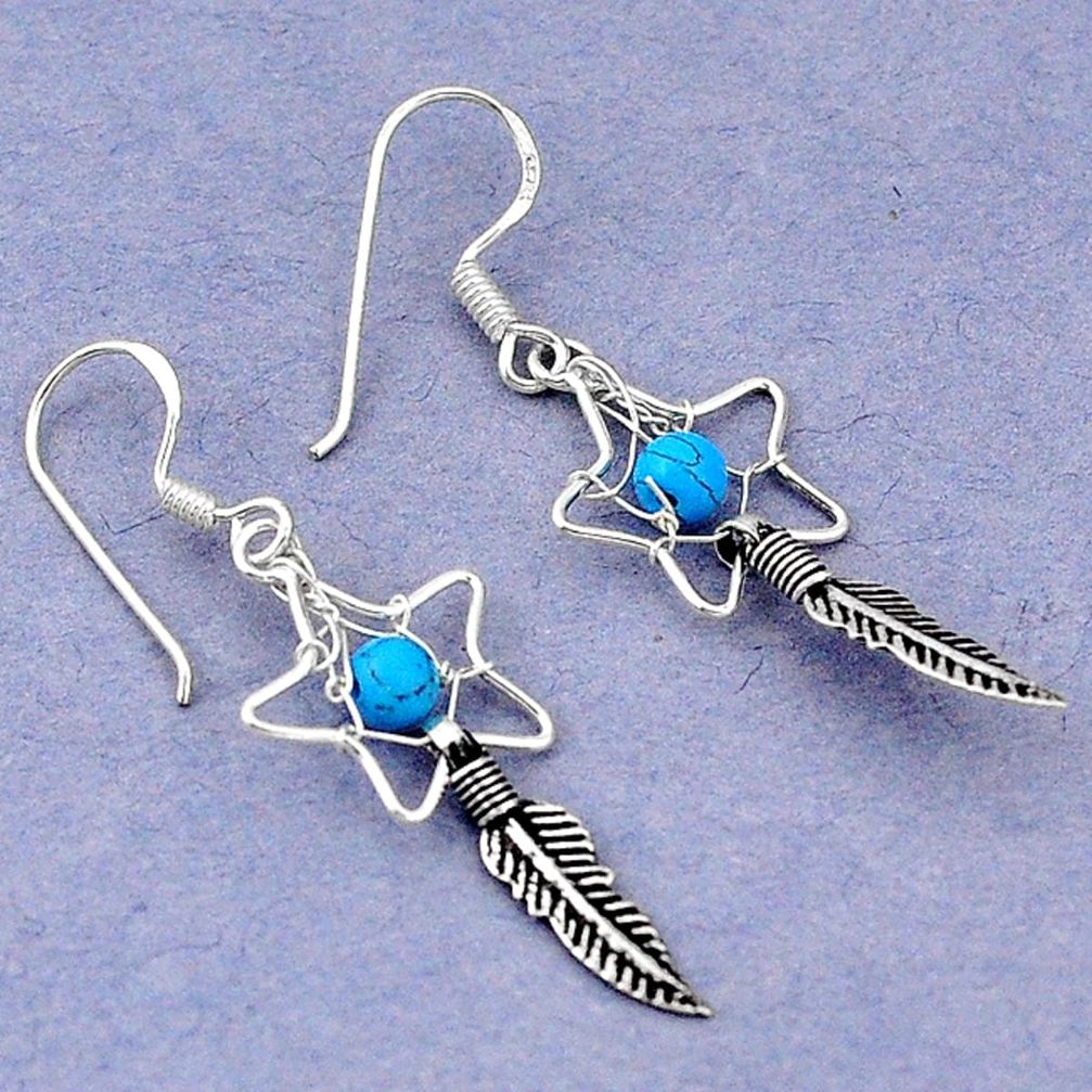 rquoise dreamcatcher earrings jewelry d5090