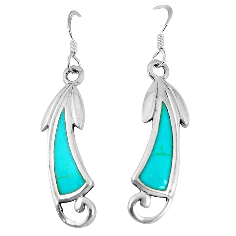 ise enamel 925 sterling silver dangle earrings d5463