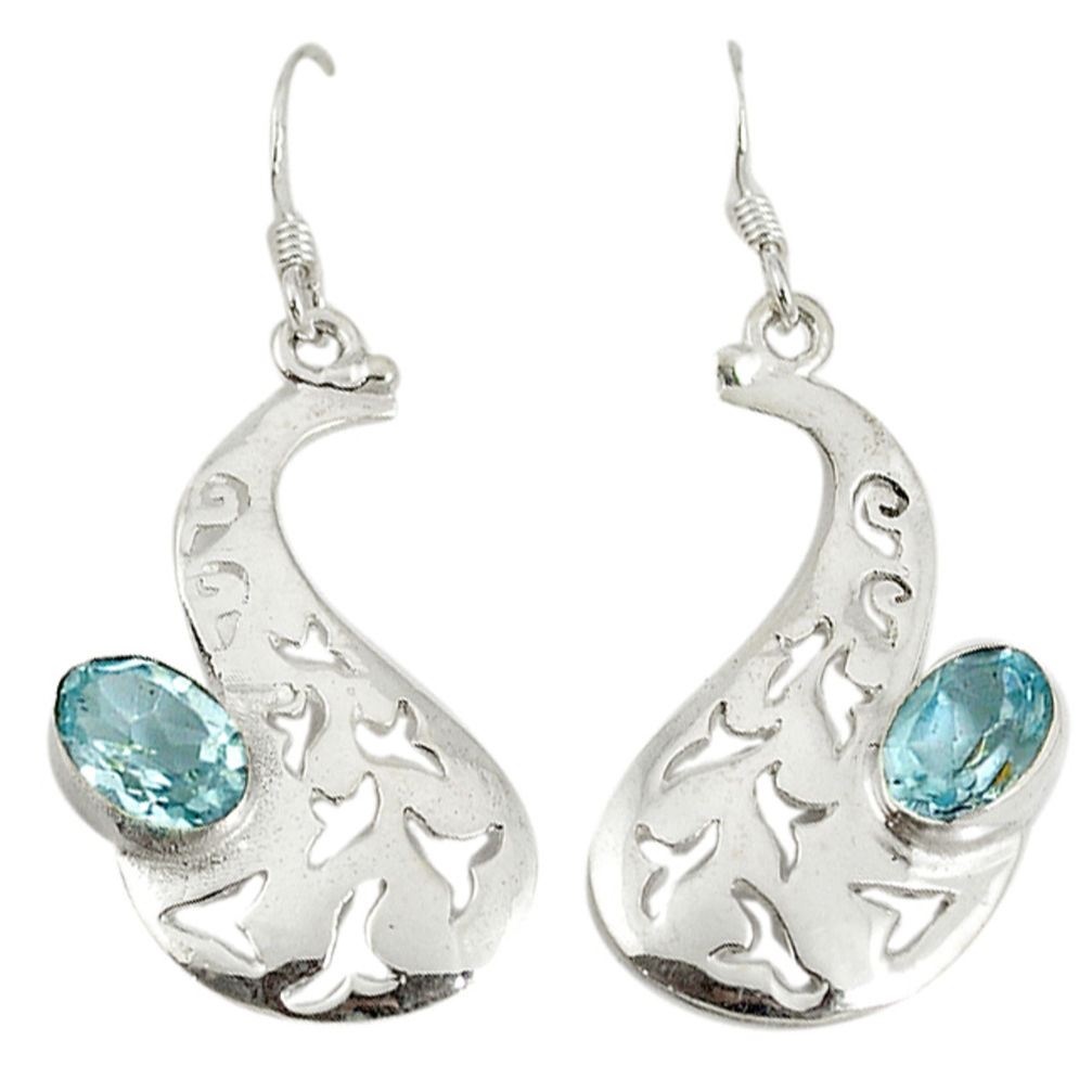 az 925 sterling silver dangle earrings jewelry d6535