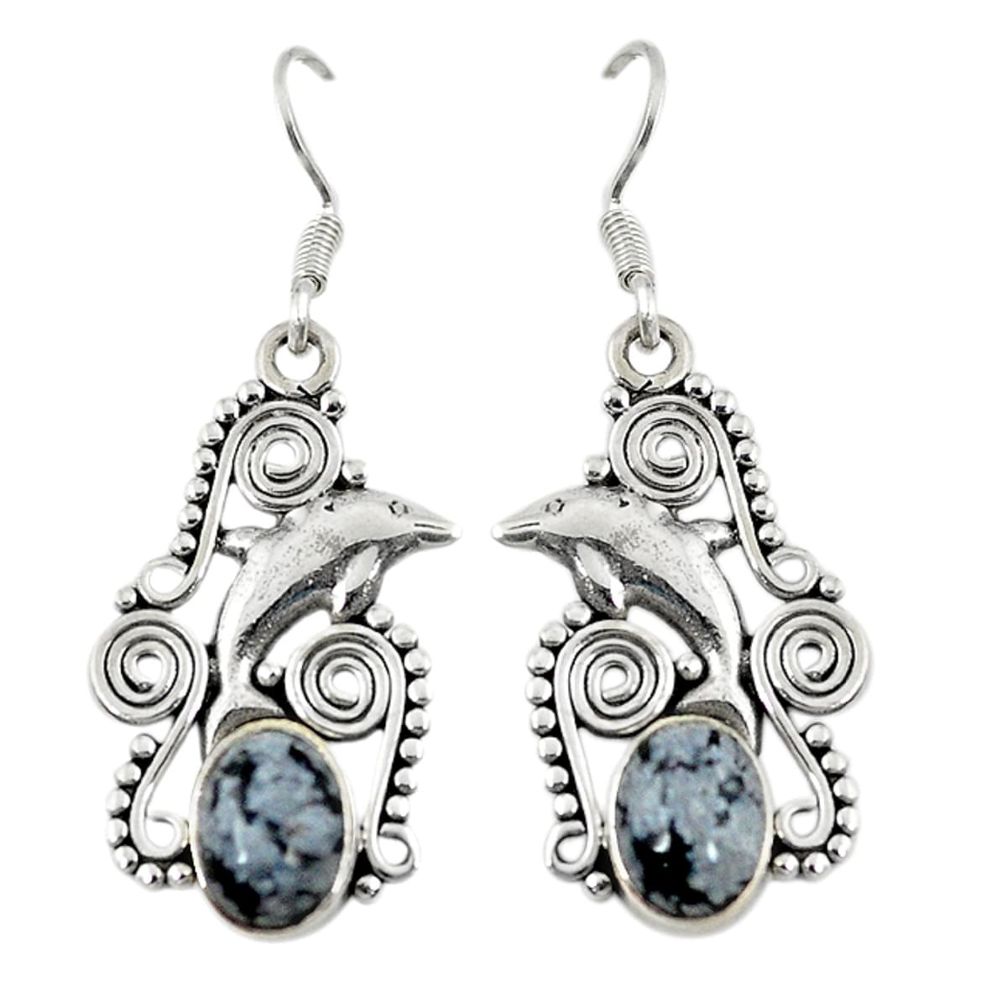 n 925 silver dolphin earrings jewelry d6879