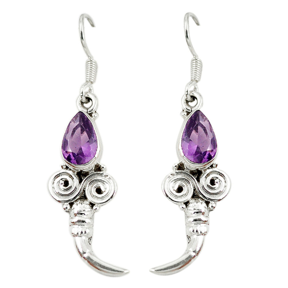 ing silver dangle earrings jewelry d7068