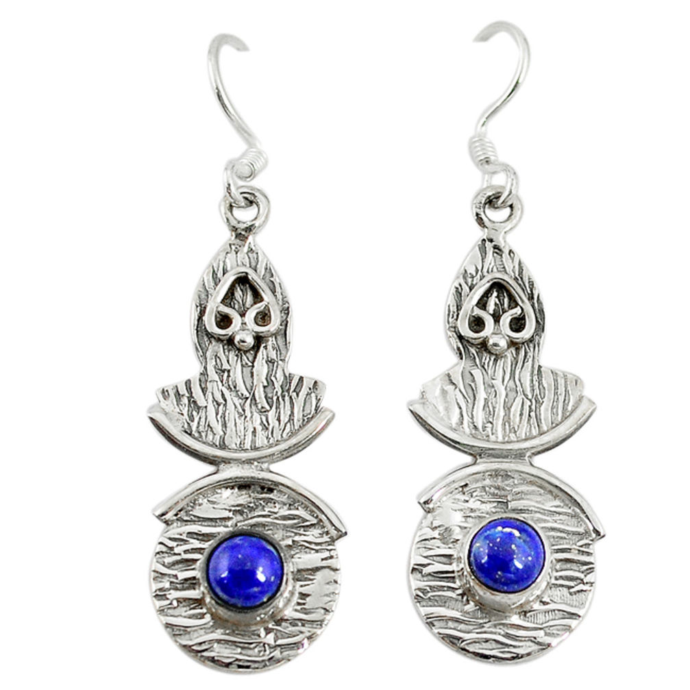 is lazuli 925 sterling silver dangle earrings jewelry d9603