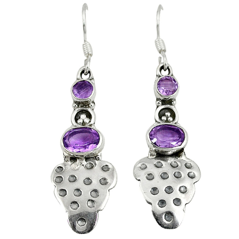 le amethyst dangle earrings jewelry d9668