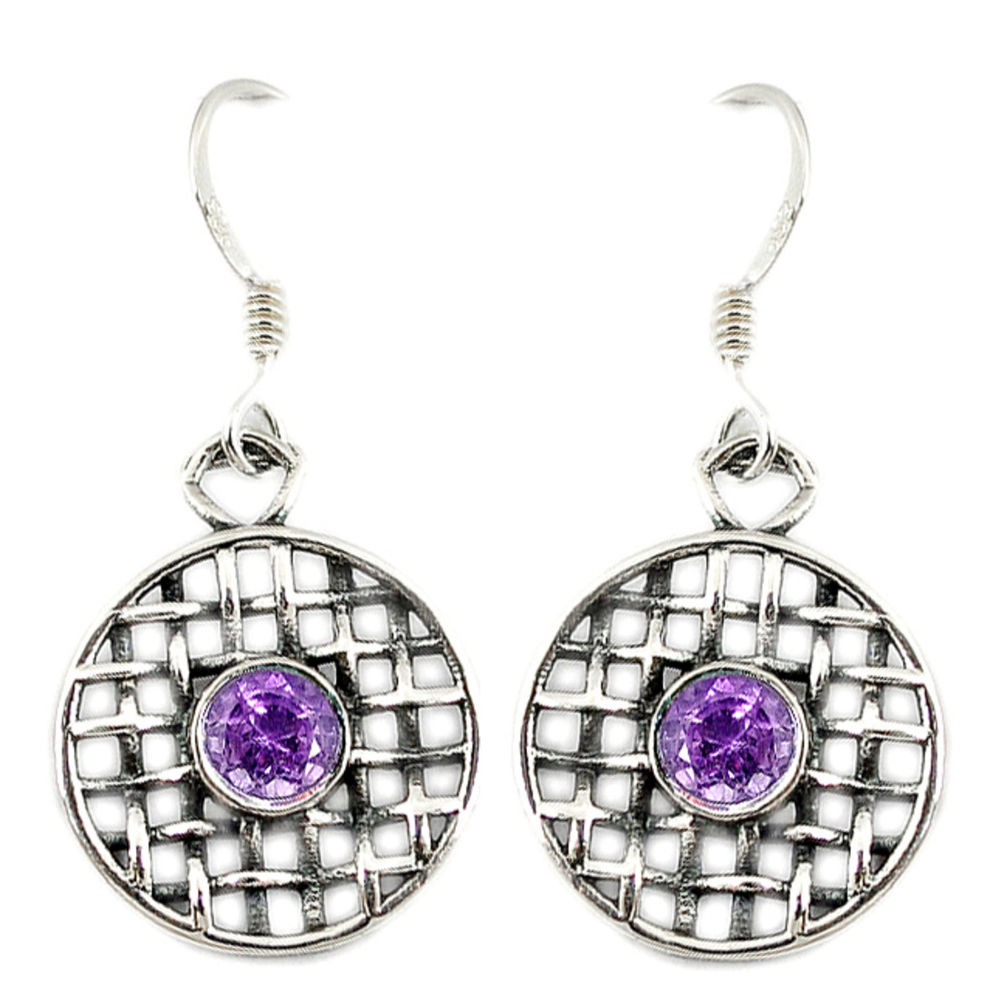 le amethyst dangle earrings jewelry d9771