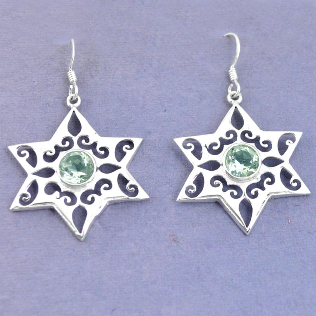 ing silver dangle earrings jewelry d9789