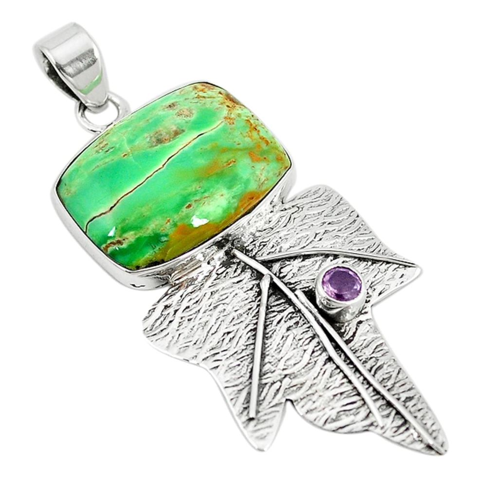 riscite amethyst 925 sterling silver pendant jewelry d10085