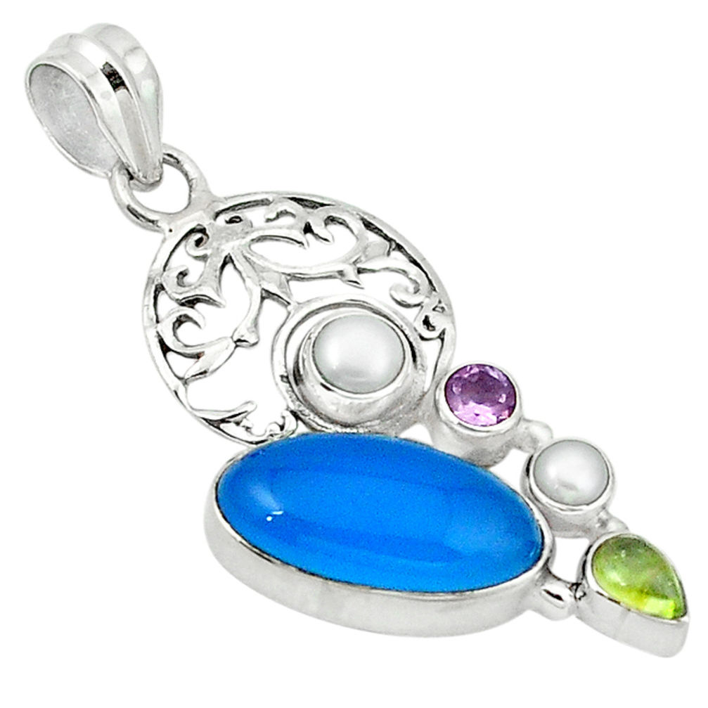  pearl 925 sterling silver pendant d1135