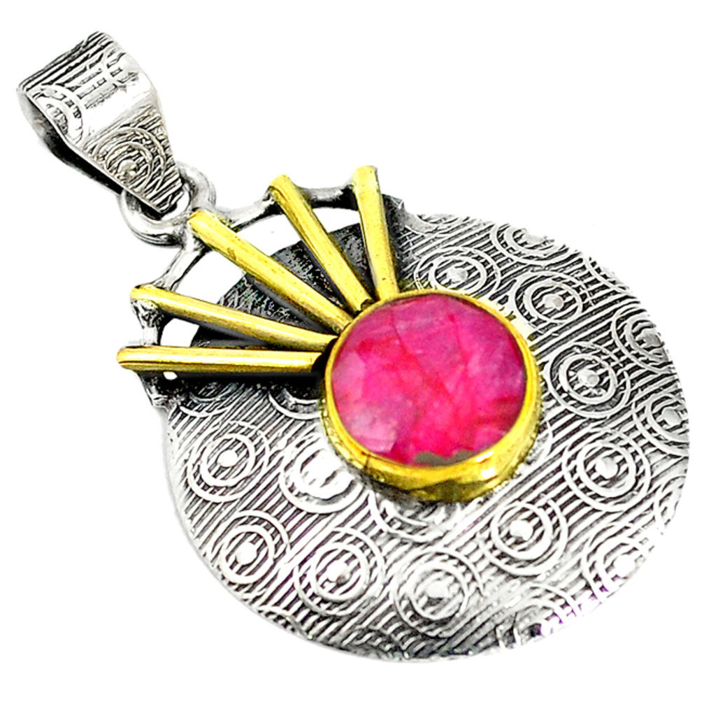 lver two tone pendant jewelry d12212