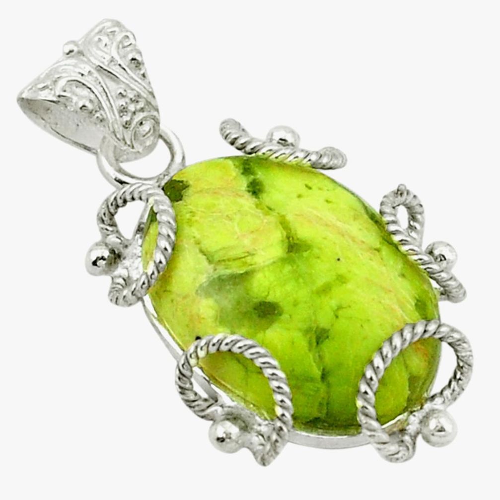 tion stone) 925 silver pendant d1226