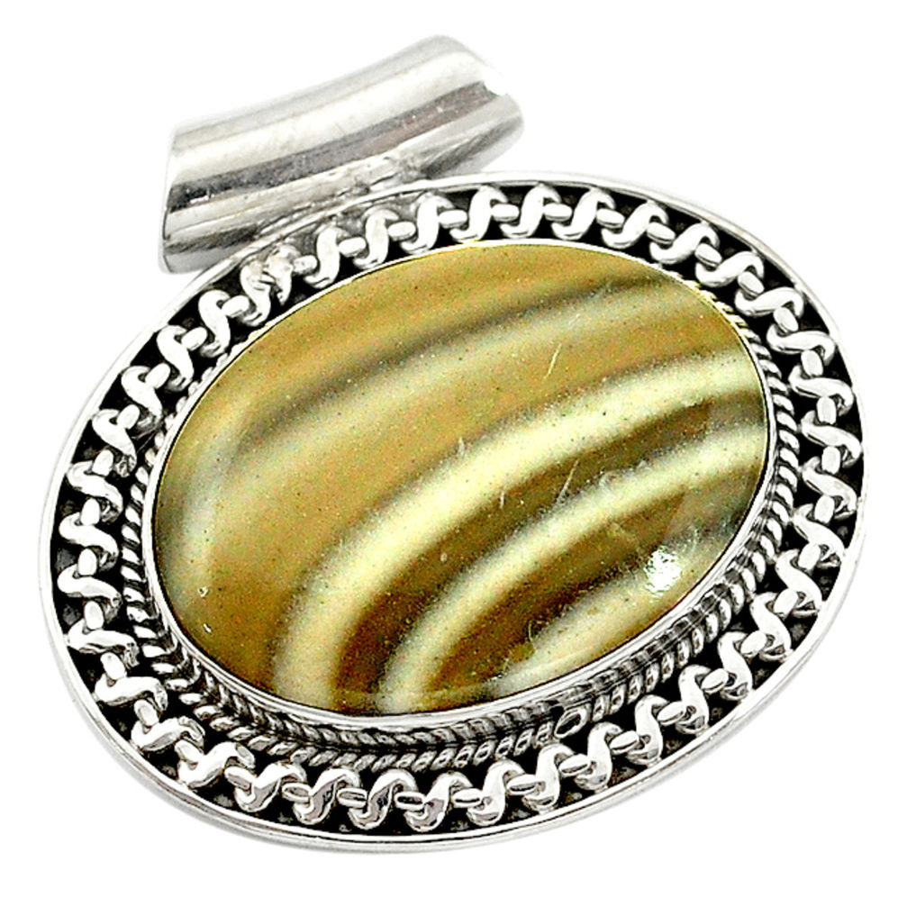  striped flint ohio pendant jewelry d14624