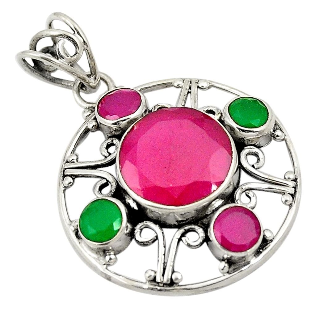 merald quartz 925 sterling silver pendant jewelry d24297