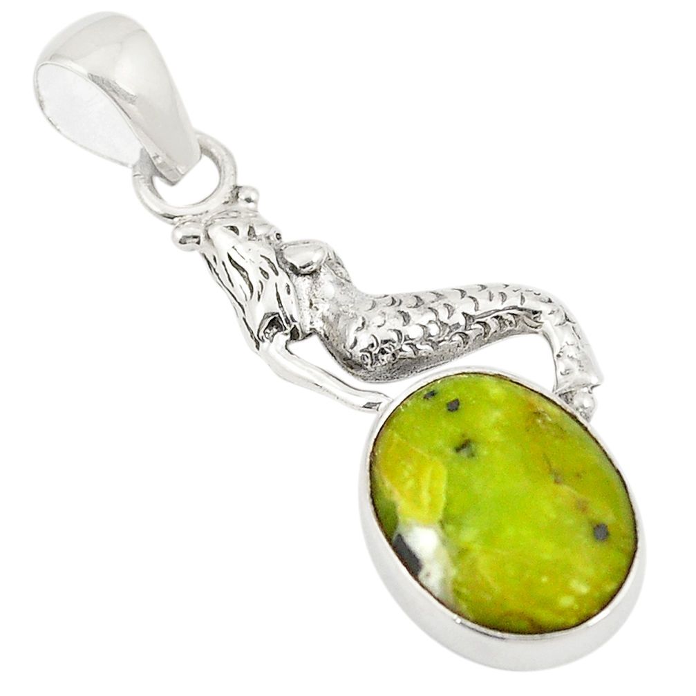 izardite (meditation stone) 925 silver pendant jewelry d24391