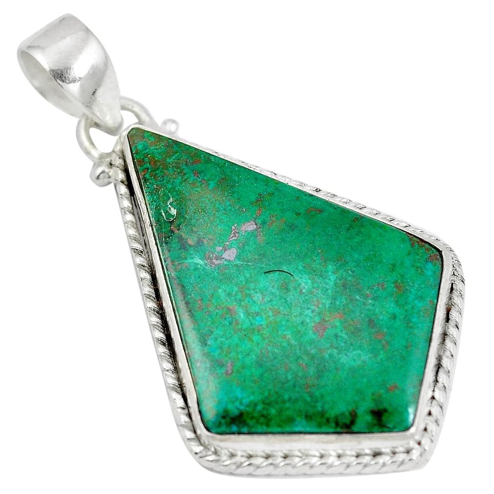 Sonora sunrise (cuprite chrysocolla) 925 sterling silver pendant d28269