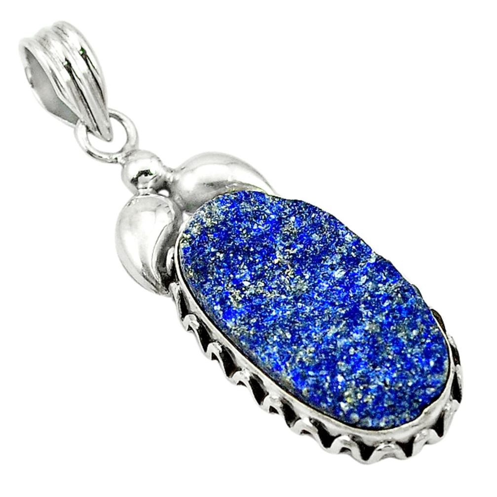  lapis lazuli druzy pendant jewelry d2908