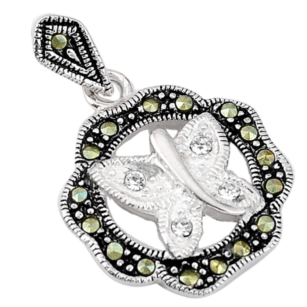 paz marcasite 925 sterling silver pendant jewelry d5223