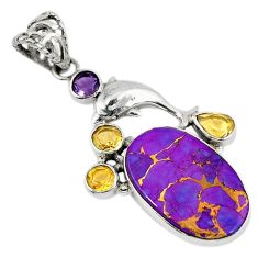r turquoise amethyst pendant jewelry d9125