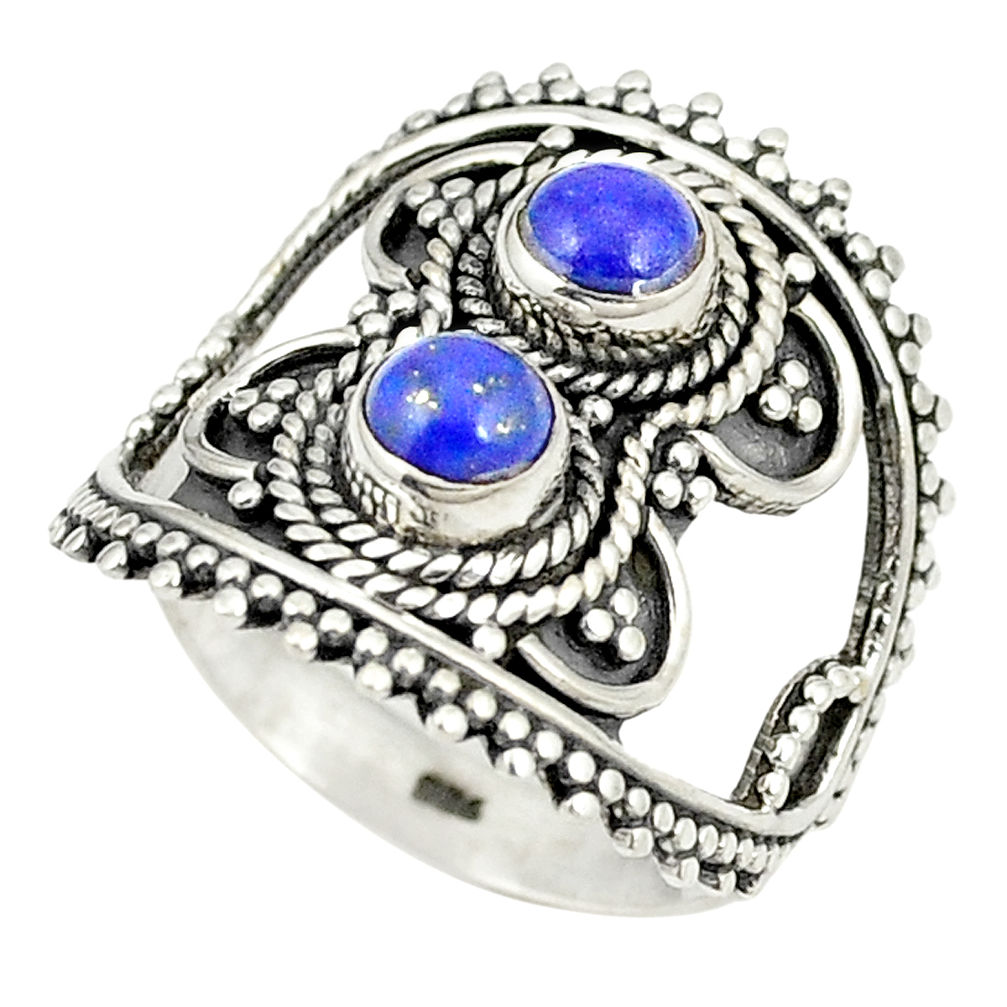 is lazuli 925 sterling silver ring jewelry size 8 d24958