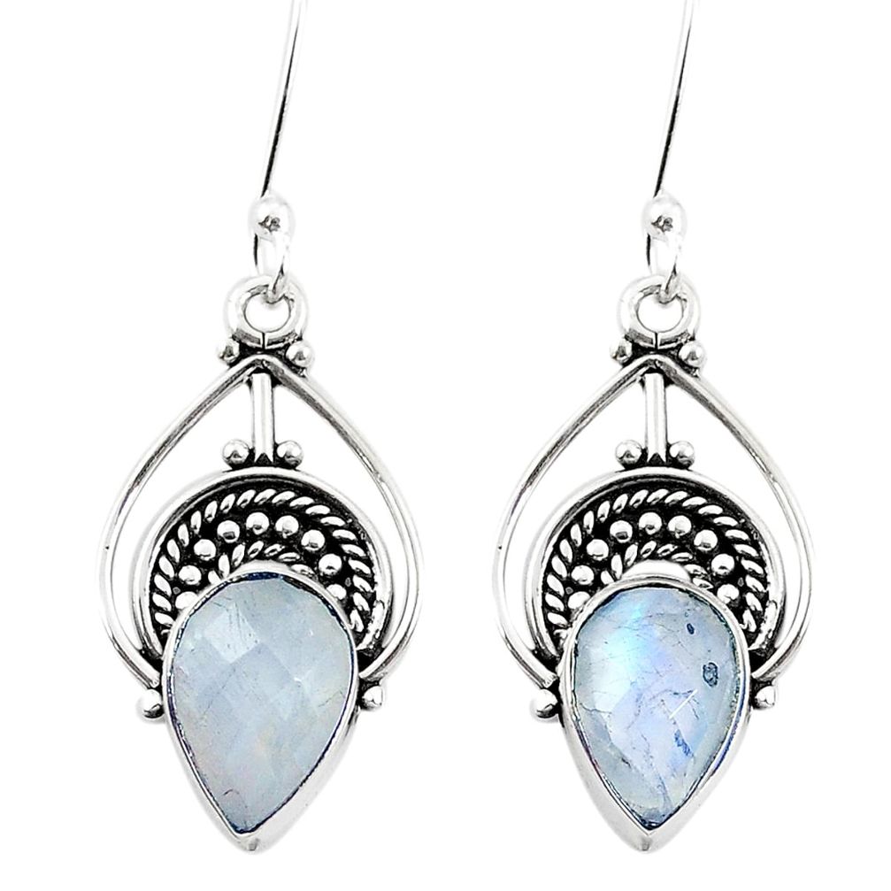 925 sterling silver natural blue labradorite dangle earrings jewelry m42565