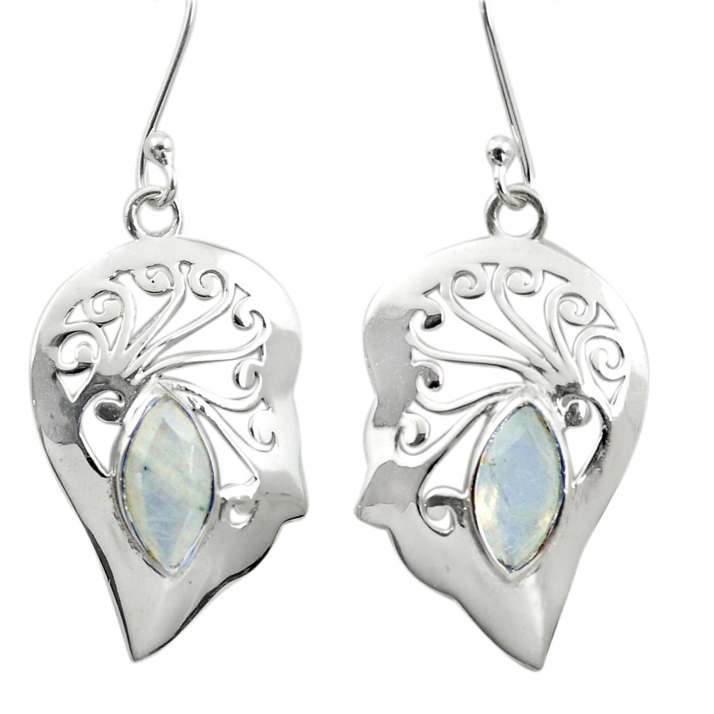 925 sterling silver multi color rainbow topaz dangle earrings jewelry m51900