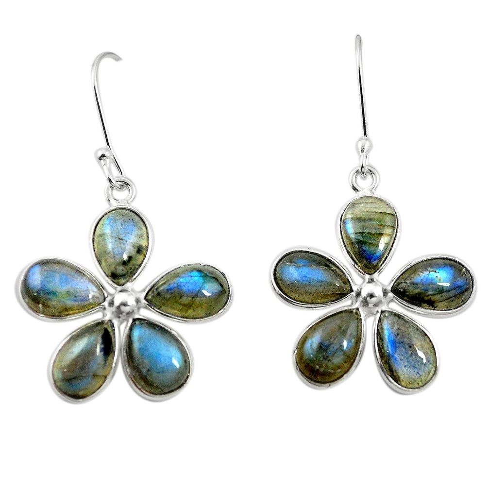 925 sterling silver natural blue labradorite dangle earrings jewelry m57284